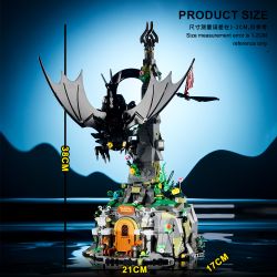 DK 7069 THÀNH PHỐ THUẦN HÓA MỘT CON RỒNG bộ đồ chơi xếp lắp ráp ghép mô hình Movie & Game THE CITY OF TAMING DRAGONS Phim Và Trò Chơi 998 khối