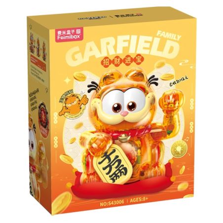 FEMIBOX S43006 43006 GIA ĐÌNH GARFIELD CÓ THỂ SẠC LẠI bộ đồ chơi xếp lắp ráp ghép mô hình Movie & Game Phim Và Trò Chơi
