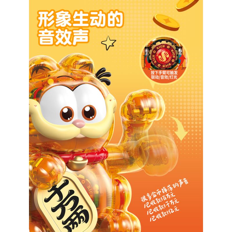 FEMIBOX S43006 43006 GIA ĐÌNH GARFIELD CÓ THỂ SẠC LẠI bộ đồ chơi xếp lắp ráp ghép mô hình Movie & Game Phim Và Trò Chơi