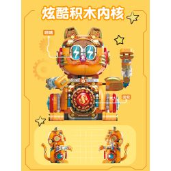 FEMIBOX S43006 43006 GIA ĐÌNH GARFIELD CÓ THỂ SẠC LẠI bộ đồ chơi xếp lắp ráp ghép mô hình Movie & Game Phim Và Trò Chơi