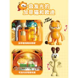 FEMIBOX S43006 43006 GIA ĐÌNH GARFIELD CÓ THỂ SẠC LẠI bộ đồ chơi xếp lắp ráp ghép mô hình Movie & Game Phim Và Trò Chơi