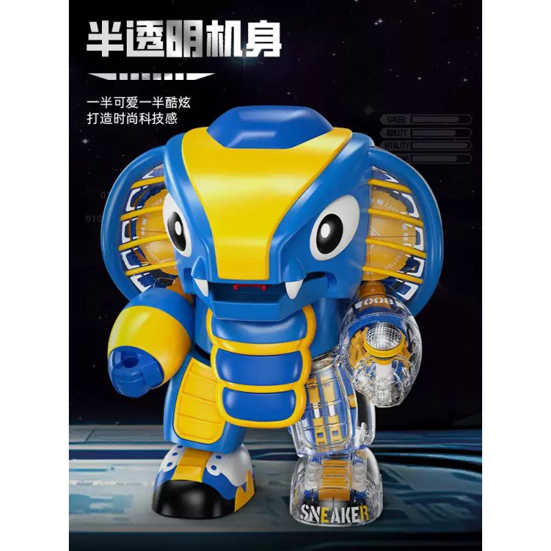 FEMIBOX S48008 48008 IRON ARMORED BABY CON GIÁN GÓC ĐỘ BẮT NẠT MECHA bộ đồ chơi xếp lắp ráp ghép mô hình Movie & Game Phim Và Trò Chơi 740 khối