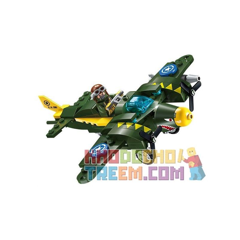 Enlighten 1707 Qman 1707 non  KHÔNG KÍCH bộ đồ chơi xếp lắp ráp ghép mô hình Tactical Espionage Action TACTICAL ESPIONAGE ACTION COMBAT ZONES FIRE Chiến Thuật Quân Sự 241 khối