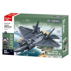 SLUBAN M38-B1578 B1578 1578 M38B1578 38-B1578 MÁY BAY CHIẾN ĐẤU TÀNG HÌNH J35AS 1:55 tỷ lệ 1:55 bộ đồ chơi xếp lắp ráp ghép mô hình Military Army Quân Sự Bộ Đội 335 khối
