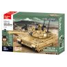 SLUBAN M38-B1577 B1577 1577 M38B1577 38-B1577 ZTQ-15S LIGHT MAIN BATTLE TANK 1:44 tỷ lệ 1:44 bộ đồ chơi xếp lắp ráp ghép mô hình Military Army Quân Sự Bộ Đội 411 khối
