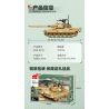 SLUBAN M38-B1577 B1577 1577 M38B1577 38-B1577 ZTQ-15S LIGHT MAIN BATTLE TANK 1:44 tỷ lệ 1:44 bộ đồ chơi xếp lắp ráp ghép mô hình Military Army Quân Sự Bộ Đội 411 khối