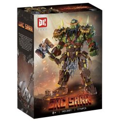 DK 2021 ORC SAL bộ đồ chơi xếp lắp ráp ghép mô hình Movie & Game ORC SARR Phim Và Trò Chơi 1776 khối
