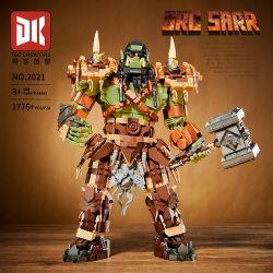 DK 2021 ORC SAL bộ đồ chơi xếp lắp ráp ghép mô hình Movie & Game ORC SARR Phim Và Trò Chơi 1776 khối