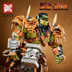 DK 2021 ORC SAL bộ đồ chơi xếp lắp ráp ghép mô hình Movie & Game ORC SARR Phim Và Trò Chơi 1776 khối