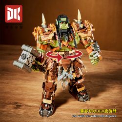 DK 2021 ORC SAL bộ đồ chơi xếp lắp ráp ghép mô hình Movie & Game ORC SARR Phim Và Trò Chơi 1776 khối