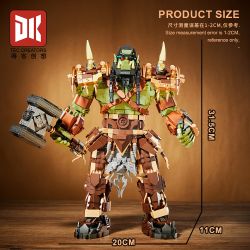 DK 2021 ORC SAL bộ đồ chơi xếp lắp ráp ghép mô hình Movie & Game ORC SARR Phim Và Trò Chơi 1776 khối