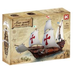 DK 6006 BỘ SƯU TẬP MỚI CỦA AIRLINES SANTA MARIA bộ đồ chơi xếp lắp ráp ghép mô hình Movie & Game Phim Và Trò Chơi 1497 khối