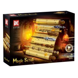 DK 1538 CUỘN ĐŨA THẦN bộ đồ chơi xếp lắp ráp ghép mô hình Movie & Game MAGIC SCROLL Phim Và Trò Chơi 761 khối