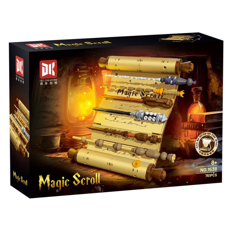 DK 1538 CUỘN ĐŨA THẦN bộ đồ chơi xếp lắp ráp ghép mô hình Movie & Game MAGIC SCROLL Phim Và Trò Chơi 761 khối