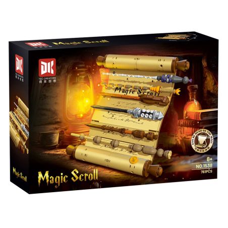 DK 1538 CUỘN ĐŨA THẦN bộ đồ chơi xếp lắp ráp ghép mô hình Movie & Game MAGIC SCROLL Phim Và Trò Chơi 761 khối