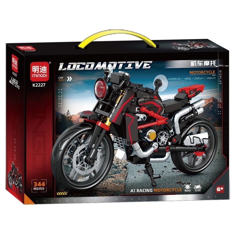 minGDi LEIBAO K2227 Xếp hình lắp ráp ghép mô hình Xe máy CRF 300cc
