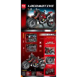 MINGDI LEIBAO K2227 2227 XE MÁY CRF 300CC bộ đồ chơi xếp lắp ráp ghép mô hình Technic Kỹ Thuật Công Nghệ Cao Mô Hình Phương Tiện 344 khối