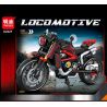 MINGDI LEIBAO K2227 2227 XE MÁY CRF 300CC bộ đồ chơi xếp lắp ráp ghép mô hình Technic Kỹ Thuật Công Nghệ Cao Mô Hình Phương Tiện 344 khối