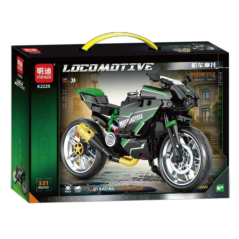 minGDi LEIBAO K2228 Xếp hình lắp ráp ghép mô hình Xe máy CRF 280cc