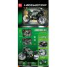 MINGDI LEIBAO K2228 2228 XE MÁY CRF 280CC bộ đồ chơi xếp lắp ráp ghép mô hình Technic Kỹ Thuật Công Nghệ Cao Mô Hình Phương Tiện 331 khối