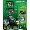 MINGDI LEIBAO K2228 2228 XE MÁY CRF 280CC bộ đồ chơi xếp lắp ráp ghép mô hình Technic Kỹ Thuật Công Nghệ Cao Mô Hình Phương Tiện 331 khối