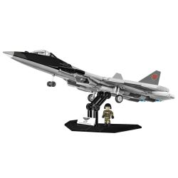 COBI 5921 MÁY BAY CHIẾN ĐẤU THẾ HỆ THỨ NĂM CỦA NGA SU-57 1:48 tỷ lệ 1:48 bộ đồ chơi xếp lắp ráp ghép mô hình Military Army TOP GUN MAVERICK SU-57 FELON Quân Sự Bộ Đội 816 khối