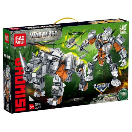 GAOMISI T3099 3099 TÊ GIÁC CHIẾN BINH CHUYỂN ĐỔI THỨ HAI MECHA bộ đồ chơi xếp lắp ráp ghép mô hình 545 khối