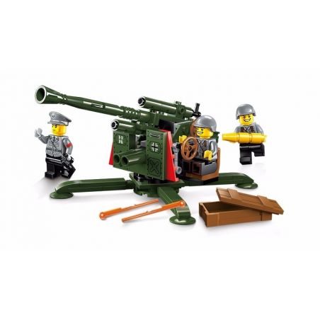 Enlighten 1704 Qman 1704 non  ĐẠI BÁC bộ đồ chơi xếp lắp ráp ghép mô hình Tactical Espionage Action TACTICAL ESPIONAGE ACTION COMBAT ZONES FIRE Chiến Thuật Quân Sự 124 khối