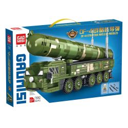 GAOMISI T3062 3062 TÊN LỬA HẠT NHÂN CHIẾN LƯỢC DF-41 bộ đồ chơi xếp lắp ráp ghép mô hình Military Army Quân Sự Bộ Đội 456 khối