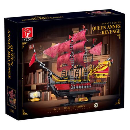 GAOMISI T2146 2146 TÀU CƯỚP BIỂN CỦA TƯƠNG LAI bộ đồ chơi xếp lắp ráp ghép mô hình Pirates Of The Caribbean Cướp Biển Vùng Caribe 1898 khối