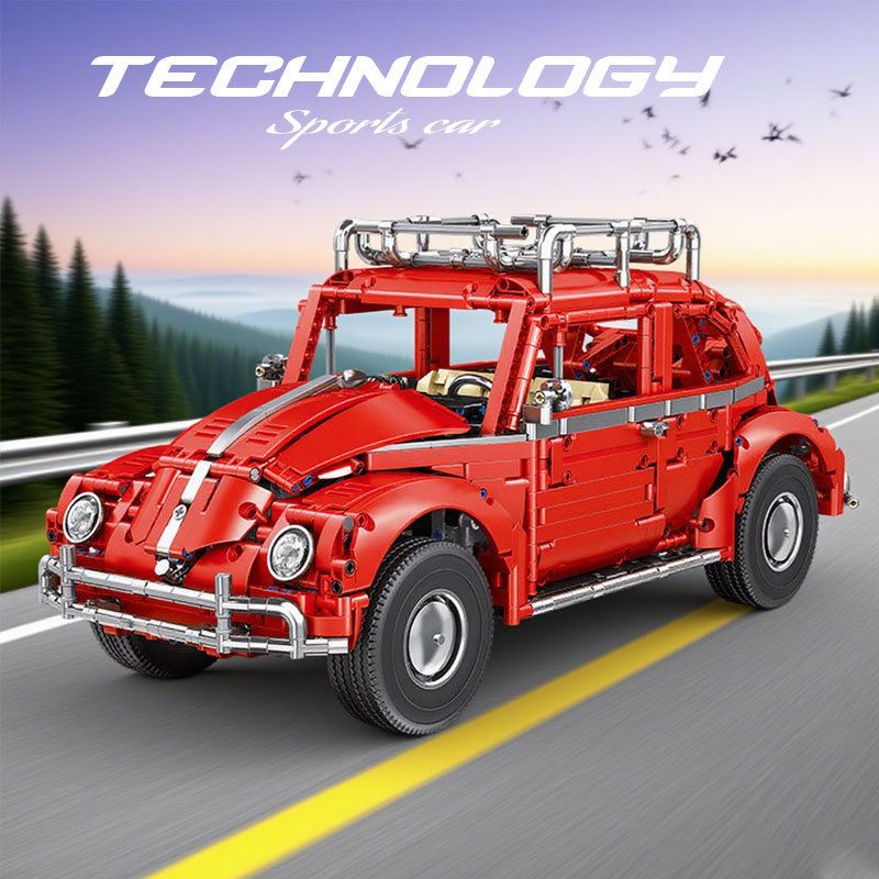 TYGOLL T5049 5049 VOLKSWAGEN BEETLE 1:10 tỷ lệ 1:10 bộ đồ chơi xếp lắp ráp ghép mô hình Technic Kỹ Thuật Công Nghệ Cao Mô Hình Phương Tiện 2661 khối