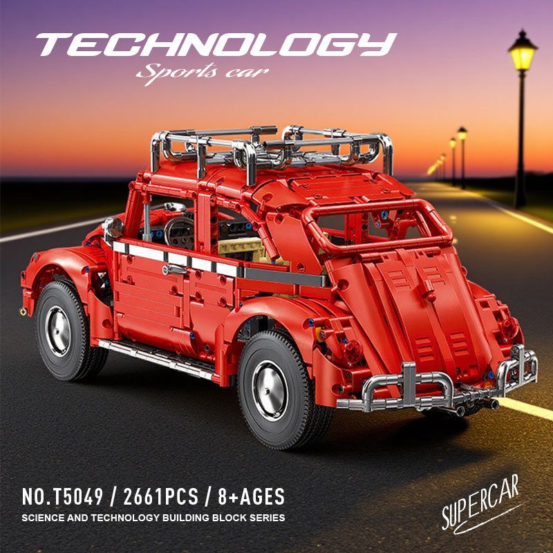 TYGOLL T5049 5049 VOLKSWAGEN BEETLE 1:10 tỷ lệ 1:10 bộ đồ chơi xếp lắp ráp ghép mô hình Technic Kỹ Thuật Công Nghệ Cao Mô Hình Phương Tiện 2661 khối