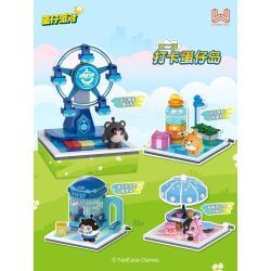 WISE BLOCK AULDEY HA392107 392107 BỮA TIỆC TRỨNG CẢNH ĐĂNG KÝ TRÊN ĐẢO VIÊN ĐẠN THỨ HAI 4 NGƯỜI MẪU THỊT NGHỊCH NGỢM VÀ PHÒNG VÉ MÁY GẤU ZHAI GIOĂNG THỎ MÂM XÔI bộ đồ chơi xếp lắp ráp ghép mô hình Movie & Game Phim Và Trò Chơi