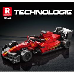 REOBRIX 663 CÔNG THỨC XE ĐUA F1 bộ đồ chơi xếp lắp ráp ghép mô hình Speed Champions Racing Cars Đua Xe Công Thức 245 khối