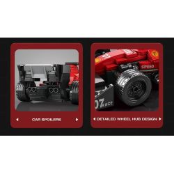 REOBRIX 663 CÔNG THỨC XE ĐUA F1 bộ đồ chơi xếp lắp ráp ghép mô hình Speed Champions Racing Cars Đua Xe Công Thức 245 khối