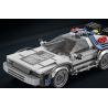 REOBRIX 665 QUAY LẠI TƯƠNG LAI XE THỂ THAO DMC DELOREAN bộ đồ chơi xếp lắp ráp ghép mô hình Speed Champions Racing Cars Đua Xe Công Thức 405 khối