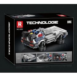 REOBRIX 665 QUAY LẠI TƯƠNG LAI XE THỂ THAO DMC DELOREAN bộ đồ chơi xếp lắp ráp ghép mô hình Speed Champions Racing Cars Đua Xe Công Thức 405 khối