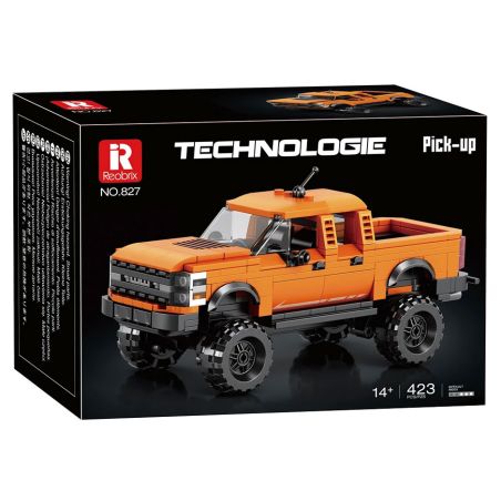 REOBRIX 827 FORD RAPTOR PICKUP bộ đồ chơi xếp lắp ráp ghép mô hình Speed Champions Racing Cars Đua Xe Công Thức 423 khối