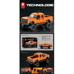 REOBRIX 827 FORD RAPTOR PICKUP bộ đồ chơi xếp lắp ráp ghép mô hình Speed Champions Racing Cars Đua Xe Công Thức 423 khối