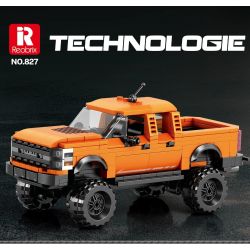 REOBRIX 827 FORD RAPTOR PICKUP bộ đồ chơi xếp lắp ráp ghép mô hình Speed Champions Racing Cars Đua Xe Công Thức 423 khối
