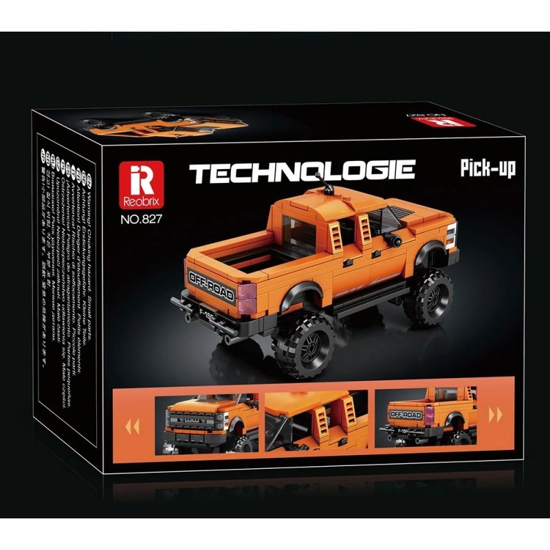 REOBRIX 827 FORD RAPTOR PICKUP bộ đồ chơi xếp lắp ráp ghép mô hình Speed Champions Racing Cars Đua Xe Công Thức 423 khối