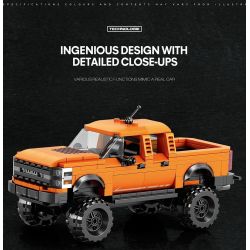 REOBRIX 827 FORD RAPTOR PICKUP bộ đồ chơi xếp lắp ráp ghép mô hình Speed Champions Racing Cars Đua Xe Công Thức 423 khối