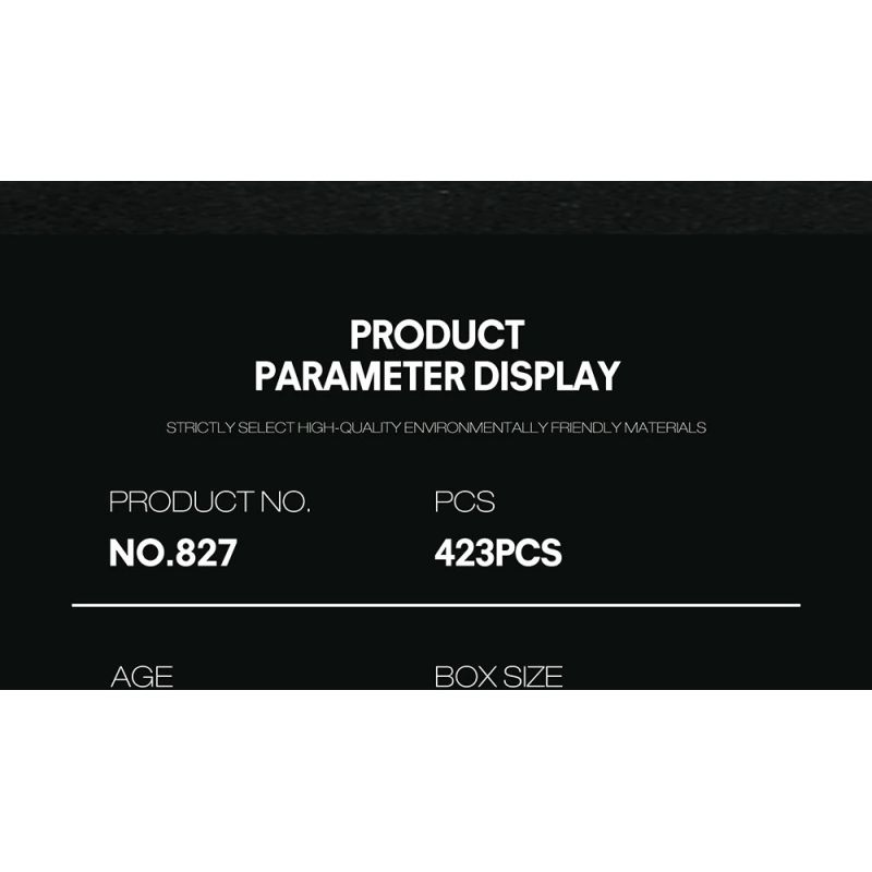 REOBRIX 827 FORD RAPTOR PICKUP bộ đồ chơi xếp lắp ráp ghép mô hình Speed Champions Racing Cars Đua Xe Công Thức 423 khối