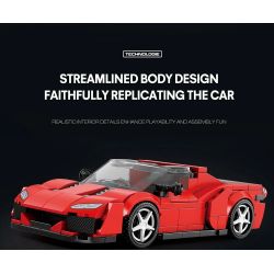 REOBRIX 828 SIÊU XE FERRARI J50 bộ đồ chơi xếp lắp ráp ghép mô hình Speed Champions Racing Cars Đua Xe Công Thức 298 khối