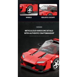 REOBRIX 828 SIÊU XE FERRARI J50 bộ đồ chơi xếp lắp ráp ghép mô hình Speed Champions Racing Cars Đua Xe Công Thức 298 khối