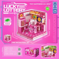 ZHEGAO GZ6289 6289 HỘP XEM STREET VIEW VOUCHER MAY MẮN bộ đồ chơi xếp lắp ráp ghép mô hình LUCKY LOTTERY 330 khối