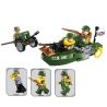 Enlighten 1701 Qman 1701 non  PHÒNG THỦ BỜ BIỂN bộ đồ chơi xếp lắp ráp ghép mô hình Tactical Espionage Action TACTICAL ESPIONAGE ACTION COMBAT ZONES FIRE Chiến Thuật Quân Sự 99 khối