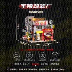 LUMIBRICKS L9088 9088 PHỐ MỸ NHÀ MÁY SỬA ĐỔI XE bộ đồ chơi xếp lắp ráp ghép mô hình Creator Sáng Tạo 1935 khối LUMIBRICKS L9088 9088 PHỐ MỸ NHÀ MÁY SỬA ĐỔI XE bộ đồ chơi xếp lắp ráp ghép mô hình Creator Sáng Tạo 1935 khối