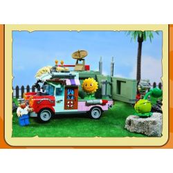 GUDI 60042 THỰC VẬT SO VỚI ZOMBIES TẤN CÔNG VÀO PAN NI bộ đồ chơi xếp lắp ráp ghép mô hình Movie & Game Phim Và Trò Chơi 295 khối