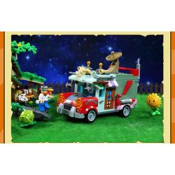 GUDI 60042 THỰC VẬT SO VỚI ZOMBIES TẤN CÔNG VÀO PAN NI bộ đồ chơi xếp lắp ráp ghép mô hình Movie & Game Phim Và Trò Chơi 295 khối